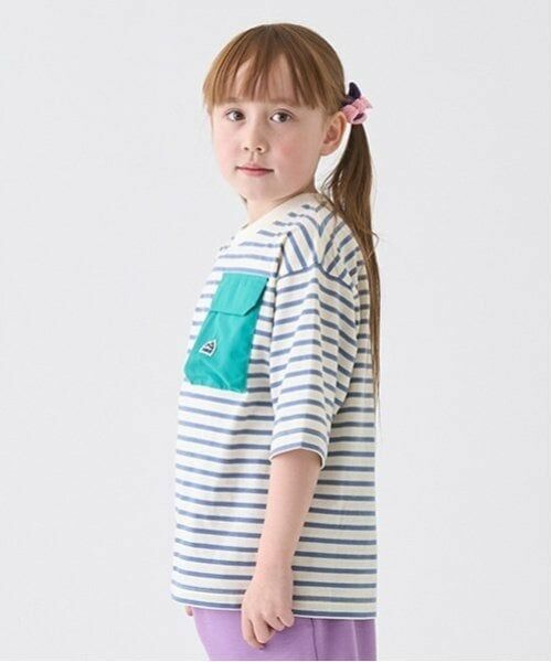 minimal / ミニマル Tシャツ | ボーダー配色ポケットビッグT | 詳細13