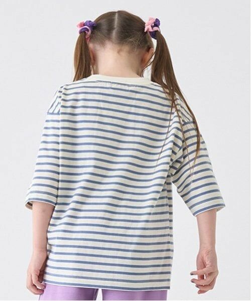 minimal / ミニマル Tシャツ | ボーダー配色ポケットビッグT | 詳細14