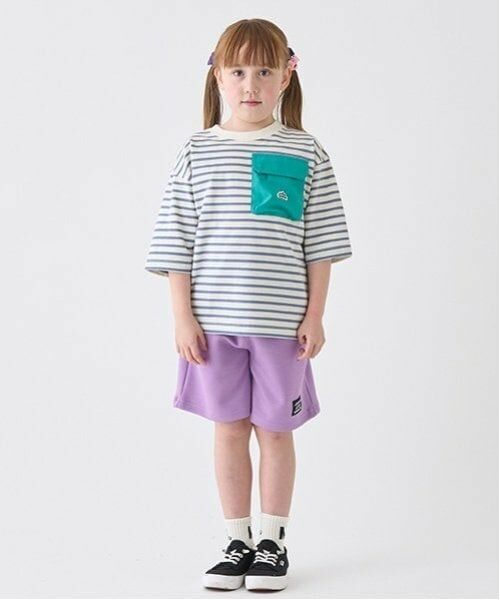 minimal / ミニマル Tシャツ | ボーダー配色ポケットビッグT | 詳細15