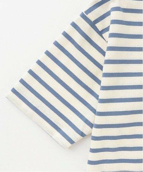 minimal / ミニマル Tシャツ | ボーダー配色ポケットビッグT | 詳細5