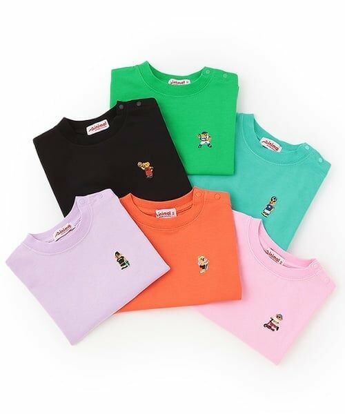 minimal / ミニマル Tシャツ | 【防汚加工】半袖Tシャツ刺しゅうアソート | 詳細9