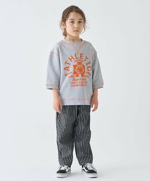 minimal / ミニマル Tシャツ | 配色ステッチ裏毛プリントPO | 詳細15