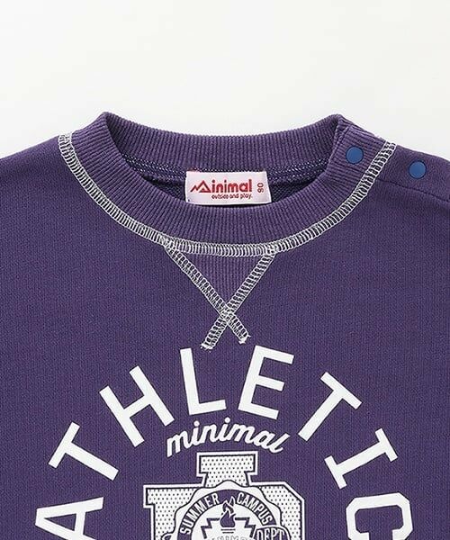 minimal / ミニマル Tシャツ | 配色ステッチ裏毛プリントPO | 詳細2