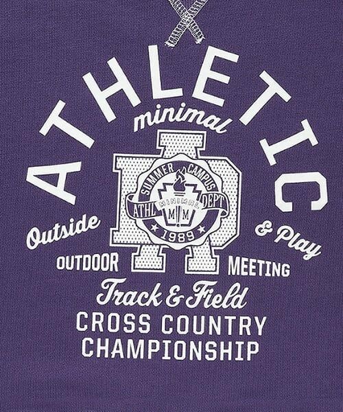 minimal / ミニマル Tシャツ | 配色ステッチ裏毛プリントPO | 詳細3