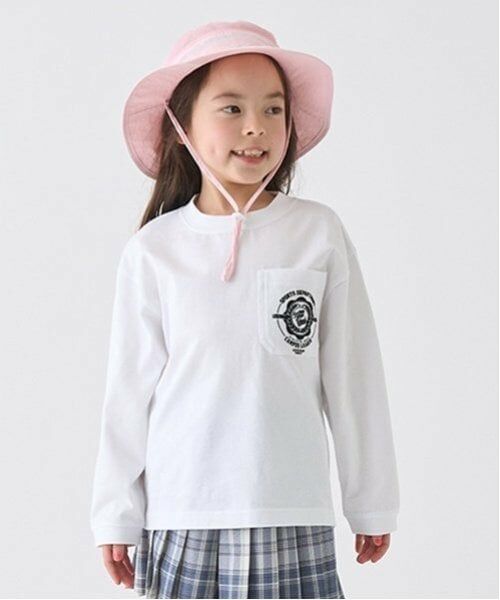 minimal / ミニマル Tシャツ | 【防汚加工】天竺アソートプリントカレッジTシャツ（白）