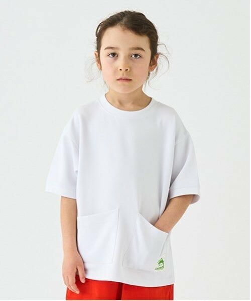 minimal / ミニマル Tシャツ | 【撥水】ポンチWポケットTシャツ（白）