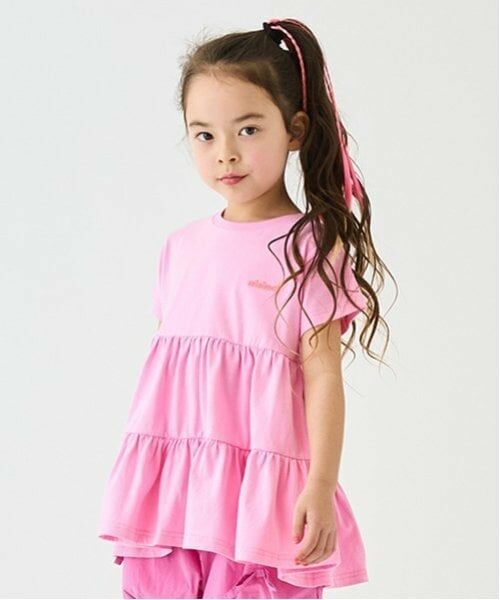 minimal / ミニマル その他トップス | 【防汚加工】ティアードチュニック（ピンク）