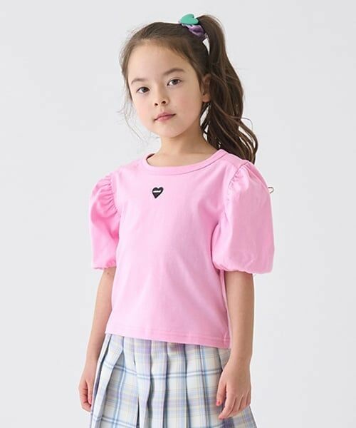 minimal / ミニマル Tシャツ | 【防汚加工】パフスリーブTシャツ（ピンク）