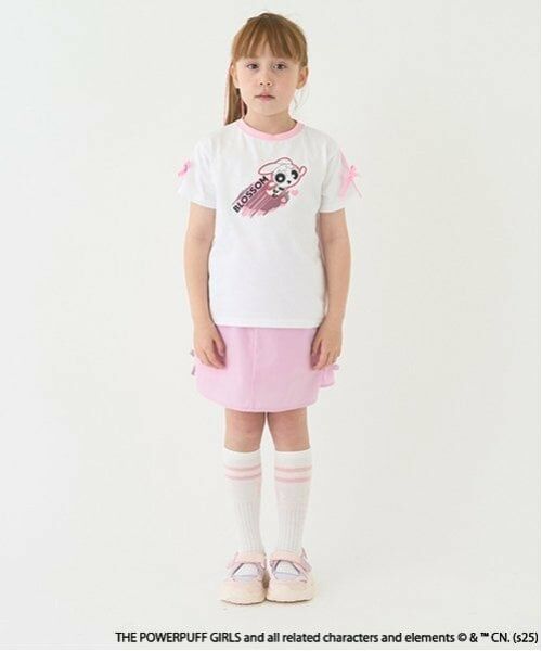 minimal / ミニマル Tシャツ | 【防汚加工】【パワーパフ ガールズ】短丈Tシャツ | 詳細3