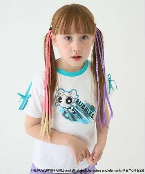 minimal / ミニマル Tシャツ | 【防汚加工】【パワーパフ ガールズ】短丈Tシャツ | 詳細7