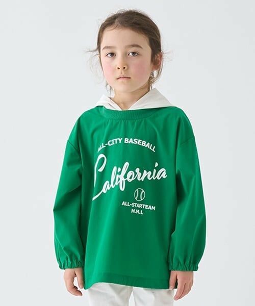 minimal / ミニマル パーカー | 【4WAYストレッチ】【撥水】ナイロンTシャツ（グリーン）