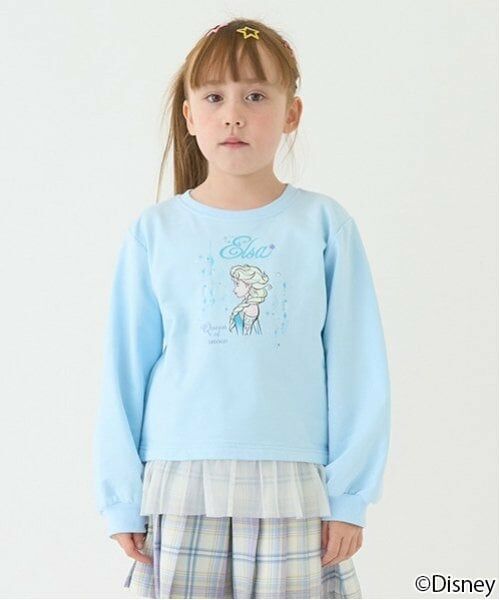 minimal / ミニマル スウェット | 【FROZEN】裏毛裾フリルプルオーバー（サックス）