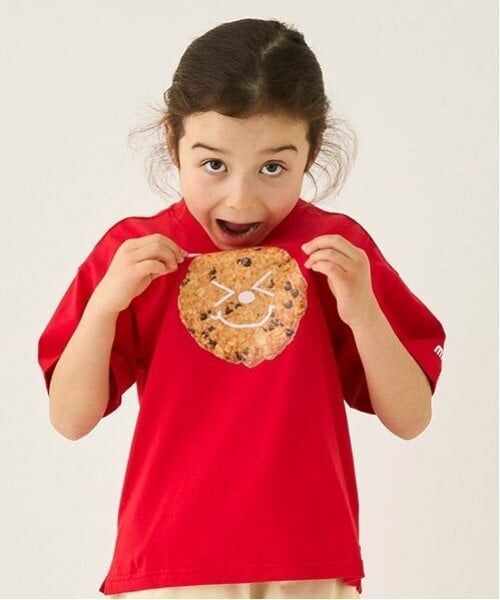 minimal / ミニマル Tシャツ | 【ovgo B.a.k.e.r】アソートcookieＴシャツ（赤）