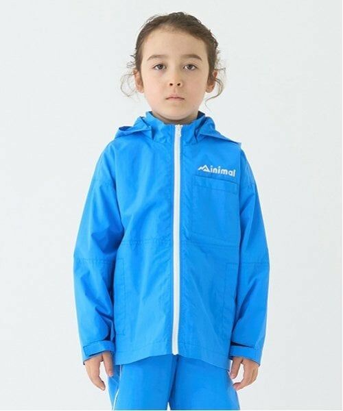 minimal / ミニマル ブルゾン | 【撥水】キリカエマウンテンパーカー（ブルー）