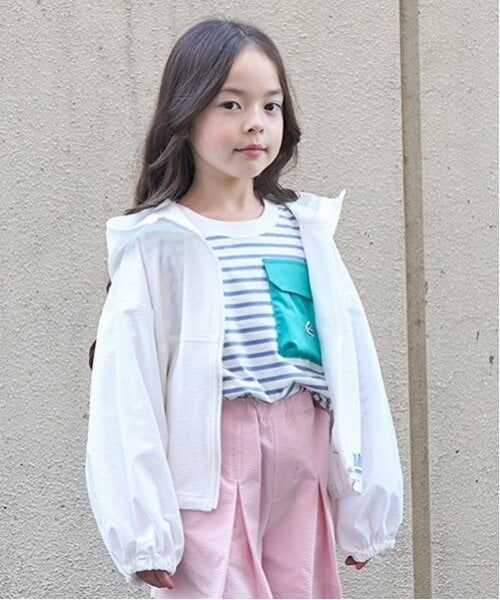 minimal / ミニマル ブルゾン | 【ストレッチ】サッカー前あきパーカ（白）