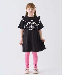 minimal / ミニマル ミニ丈・ひざ丈ワンピース | 【防汚加工】肩フリルワンピ