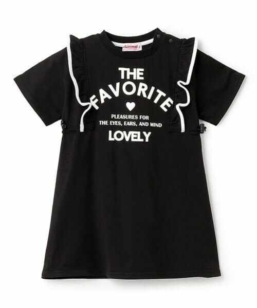 minimal / ミニマル ミニ丈・ひざ丈ワンピース | 【防汚加工】肩フリルワンピ | 詳細12