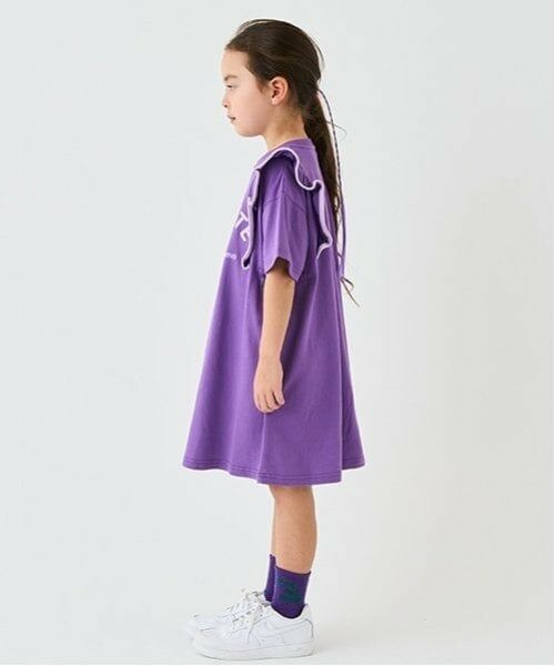 minimal / ミニマル ミニ丈・ひざ丈ワンピース | 【防汚加工】肩フリルワンピ | 詳細16