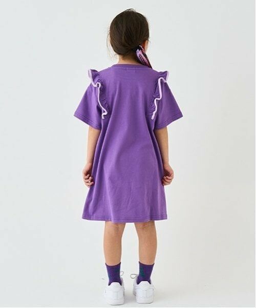 minimal / ミニマル ミニ丈・ひざ丈ワンピース | 【防汚加工】肩フリルワンピ | 詳細17