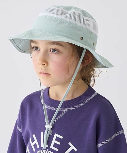 minimal / ミニマル ハット | メッシュ切替ハット（エメラルド グリーン）