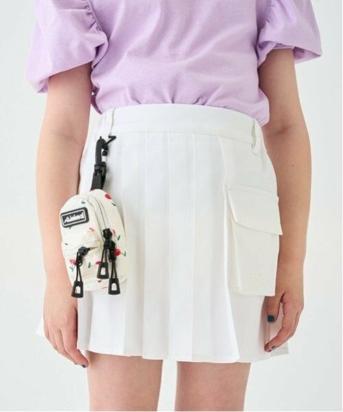 minimal / ミニマル ショルダーバッグ | キーリングバッグ（白）