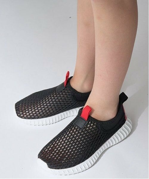 minimal / ミニマル スニーカー | メッシュスリッポン（黒）