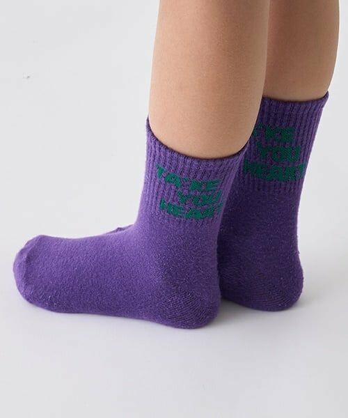 minimal / ミニマル ソックス | レタリングアソートソックス（ロイヤル ブルー）