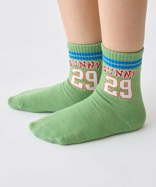 minimal / ミニマル ソックス | ナンバリングアソートソックス（イエロー グリーン）