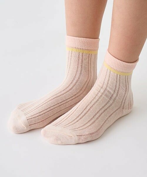 minimal / ミニマル ソックス | バイカラーソックス（ライト オレンジ）