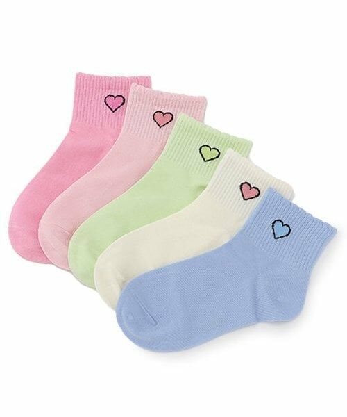 minimal / ミニマル ソックス | ハートワンポイントソックス | 詳細4