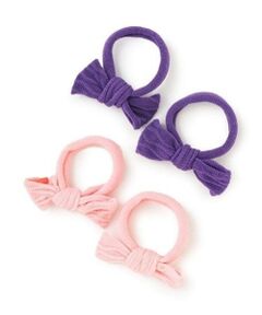 minimal / ミニマル ヘアゴム・シュシュ | リボンヘアポニー(４個set)