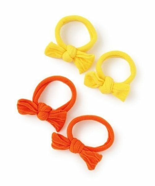 minimal / ミニマル ヘアゴム・シュシュ | リボンヘアポニー(４個set) | 詳細1