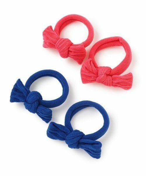 minimal / ミニマル ヘアゴム・シュシュ | リボンヘアポニー(４個set) | 詳細2