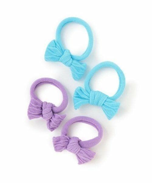 minimal / ミニマル ヘアゴム・シュシュ | リボンヘアポニー(４個set) | 詳細3