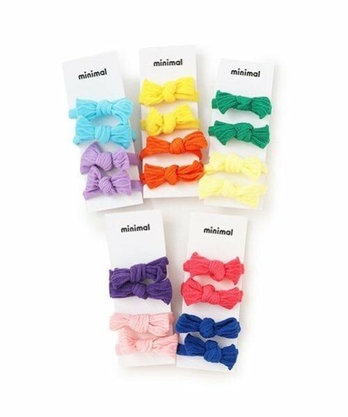 minimal / ミニマル ヘアゴム・シュシュ | リボンヘアポニー(４個set) | 詳細6