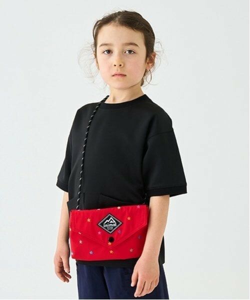 minimal / ミニマル ショルダーバッグ | minimalカラーサコッシュ（赤）