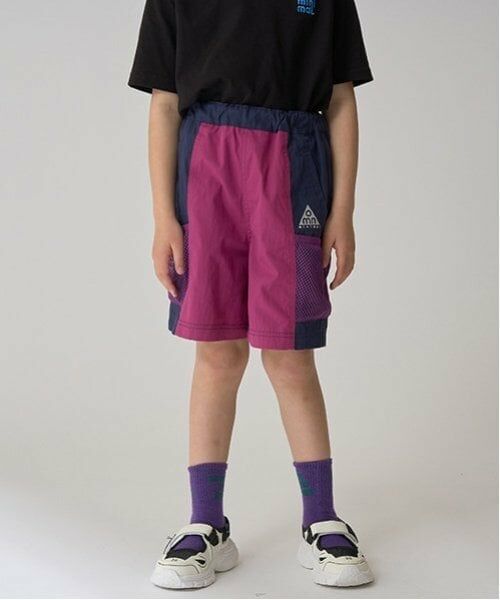 minimal / ミニマル ショート・ハーフ・半端丈パンツ | 【撥水】アウトドアショートパンツ（紺）