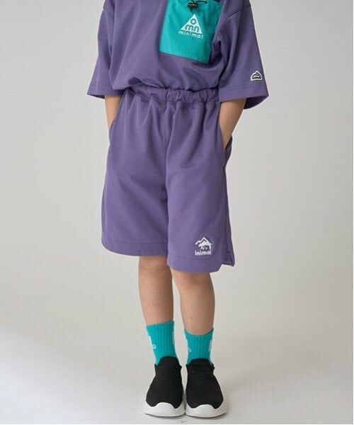 minimal / ミニマル ショート・ハーフ・半端丈パンツ | 【吸水速乾】バスケショーツ（パープル）