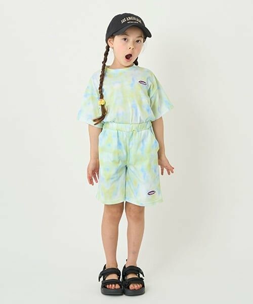 minimal / ミニマル ショート・ハーフ・半端丈パンツ | 【接触冷感】タイダイ風プリントハーフパンツ | 詳細18