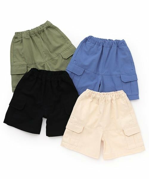 minimal / ミニマル ショート・ハーフ・半端丈パンツ | 切り替えカーゴパンツ | 詳細10