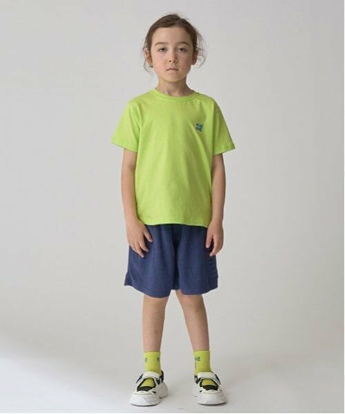 minimal / ミニマル ショート・ハーフ・半端丈パンツ | エンボス4分丈ハーフパンツ（紺）