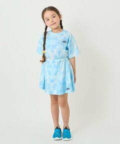 minimal / ミニマル ショート・ハーフ・半端丈パンツ | 【接触冷感】タイダイ風プリントスカートインナーパンツつき