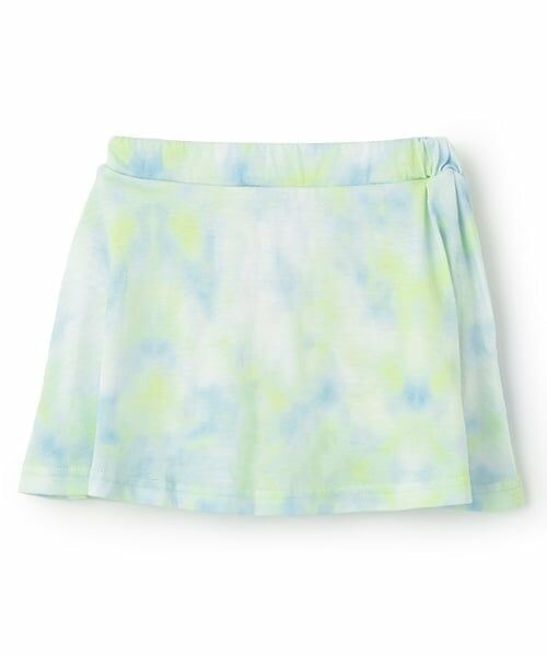 minimal / ミニマル ショート・ハーフ・半端丈パンツ | 【接触冷感】タイダイ風プリントスカートインナーパンツつき | 詳細1