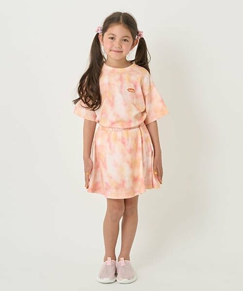 minimal / ミニマル ショート・ハーフ・半端丈パンツ | 【接触冷感】タイダイ風プリントスカートインナーパンツつき | 詳細14