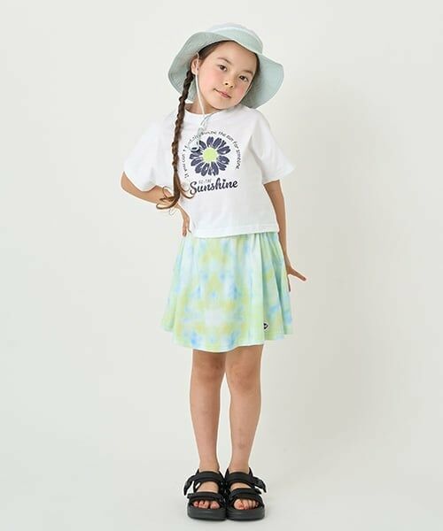 minimal / ミニマル ショート・ハーフ・半端丈パンツ | 【接触冷感】タイダイ風プリントスカートインナーパンツつき | 詳細16