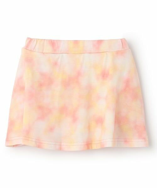 minimal / ミニマル ショート・ハーフ・半端丈パンツ | 【接触冷感】タイダイ風プリントスカートインナーパンツつき | 詳細3