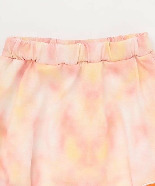 minimal / ミニマル ショート・ハーフ・半端丈パンツ | 【接触冷感】タイダイ風プリントスカートインナーパンツつき | 詳細4