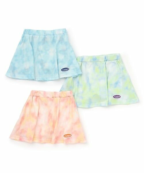 minimal / ミニマル ショート・ハーフ・半端丈パンツ | 【接触冷感】タイダイ風プリントスカートインナーパンツつき | 詳細9