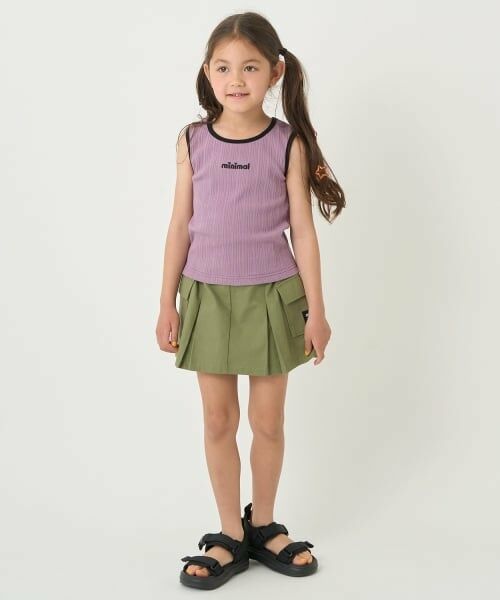 minimal / ミニマル ショート・ハーフ・半端丈パンツ | カーゴタックキュロット | 詳細15