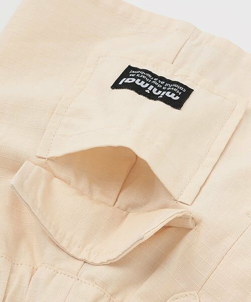 minimal / ミニマル ショート・ハーフ・半端丈パンツ | カーゴタックキュロット | 詳細4